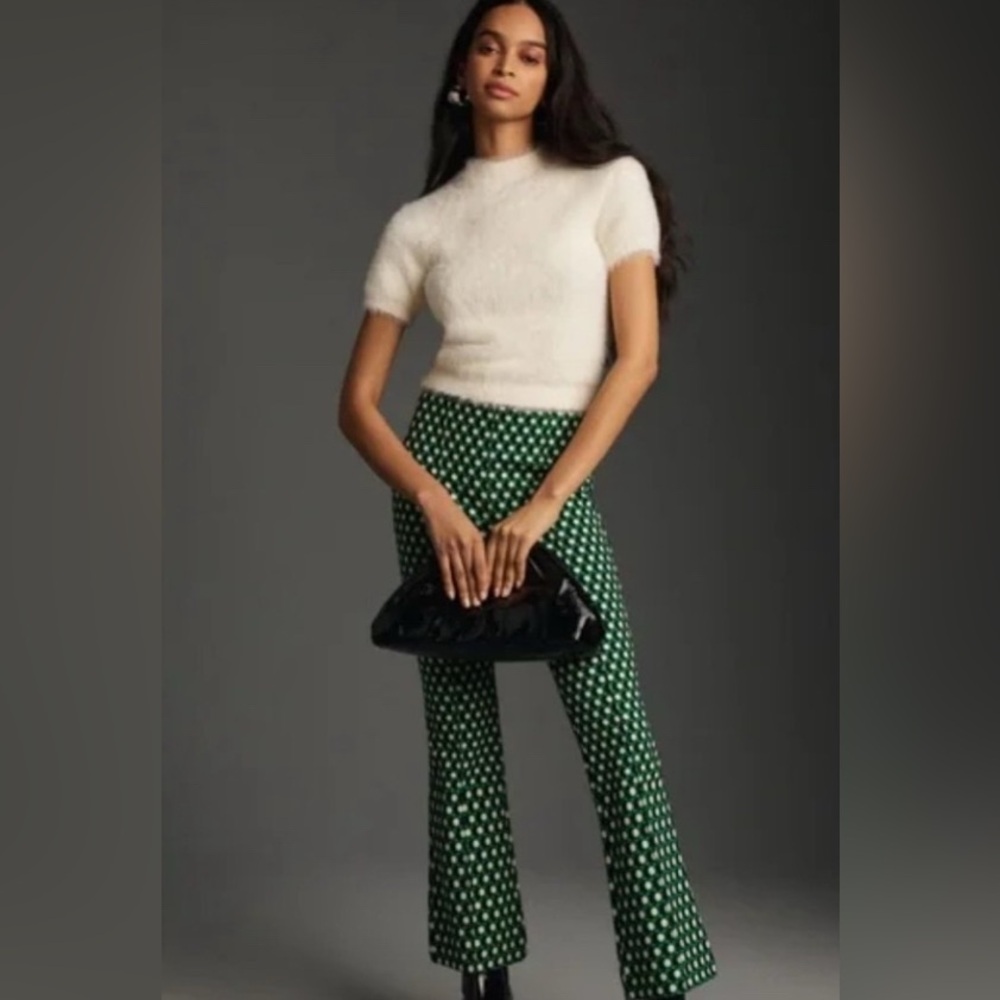 Anthropologie Maeve NWOT Margot Kick-Flare Cropped Pants by Maeve